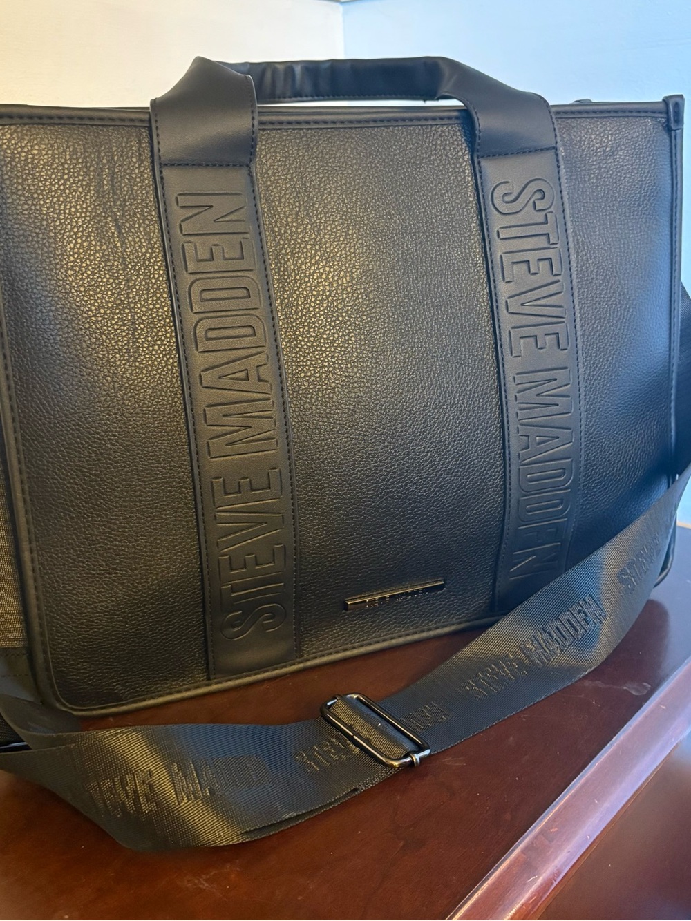 Steve Madden Black Tote